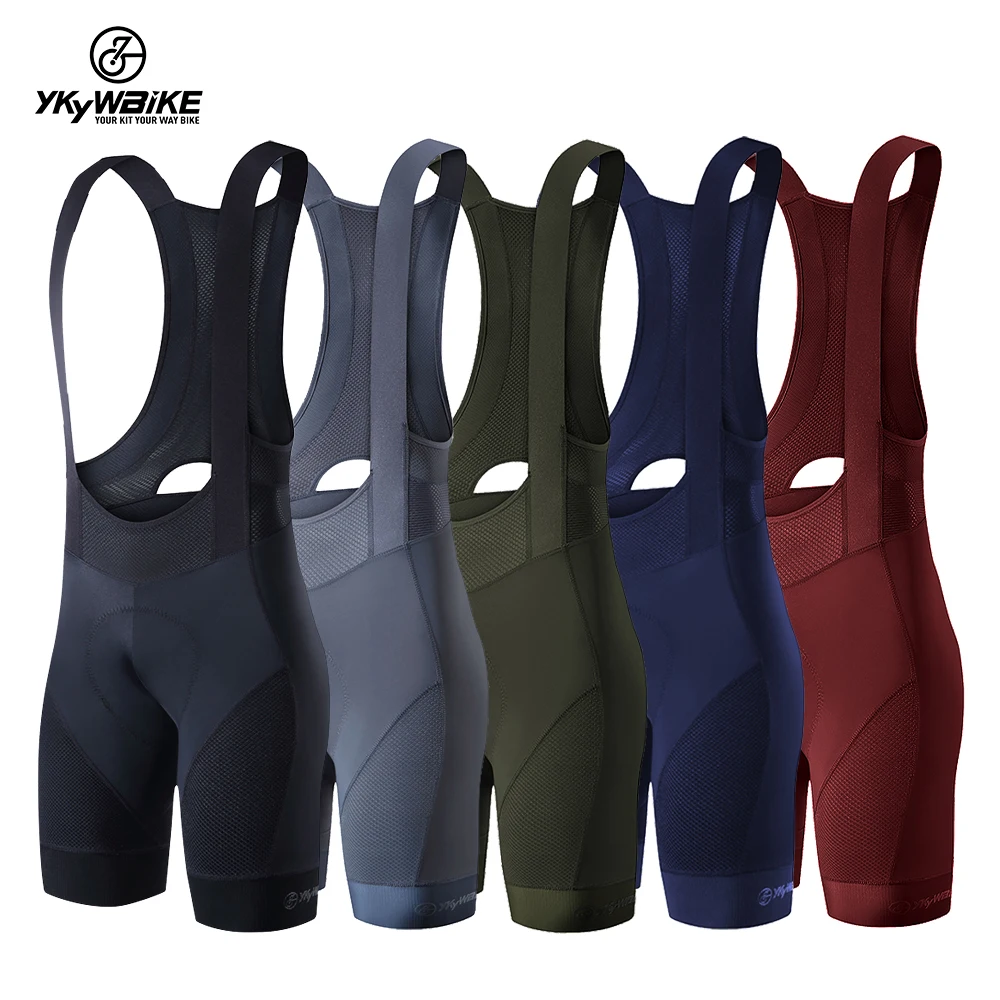 

Ykywbike Cycling Bib Shorts Men Outdoor Wear Bike 6 Hours Ride Padded Riding Bib Tights Bicycle Men's Cycling Clothing Quick-Dry