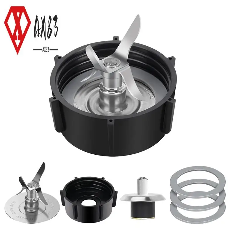 

AX83-For Oster Blender Replacement Parts Blender Ice Crusher Blade With Jar Base Cap,For Aspas Para Licuadora Oster Blender