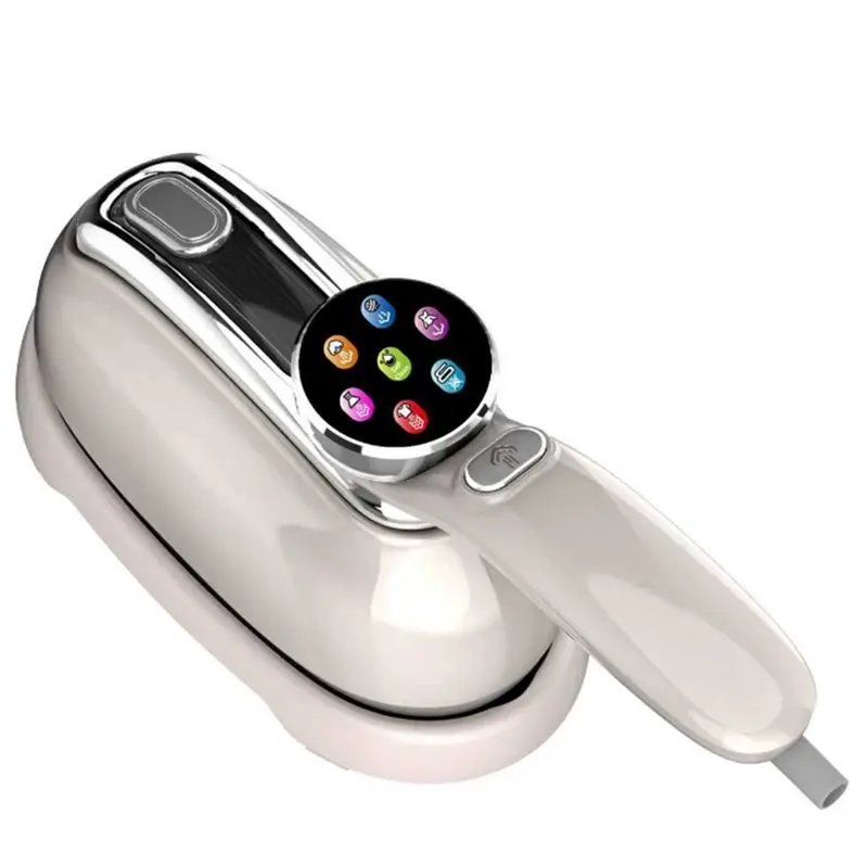 

2025 Hot Style Mini Steam Iron, With LCD Display, Intelligent Fabric Mode Adjustment Knob, 160Ml Water Tank EU Plug