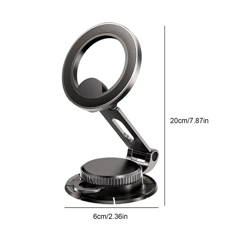 Phone Magnet Bracket For Car Magnetic Car Mount Phone Holder For Dashboard Safe Driving 360 Degree Adjustable Smartphones Stand