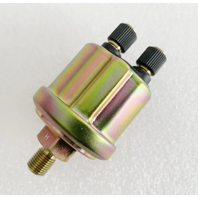 KUS Cars Oil Pressure Gauges Sensors M10X1 NPT1/8 NPT1/4 Mechanical Pressure Senders 0-5Bar 0-10Bar with 0.8Bar Alarm System