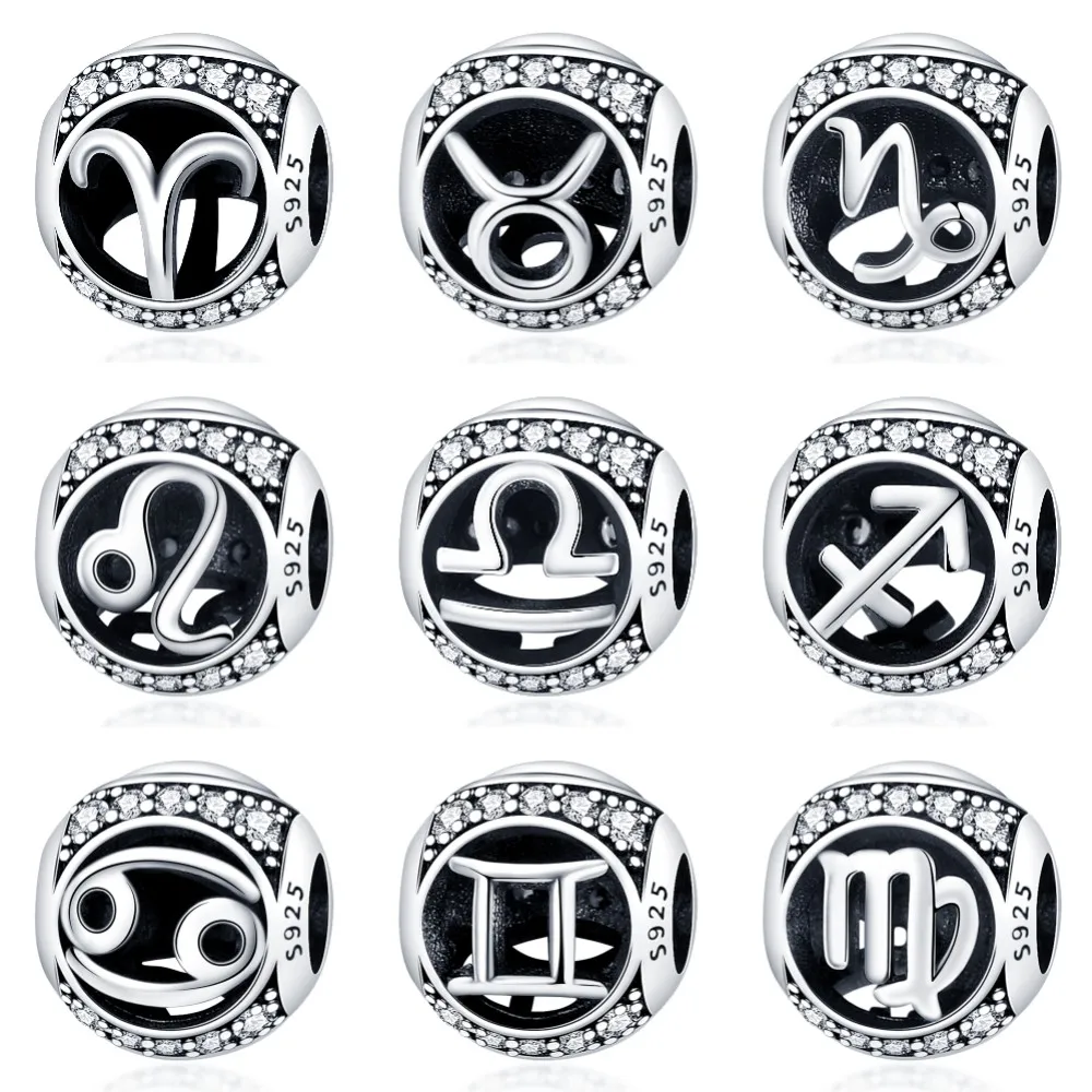 سلسلة من الفضة النقية مكونة من اثني عشر كوكبة من الخرز للنساء ، أساور ذاتية الصنع ، هدايا مجوهرات راقية ، حبات اليرو ، محظوظ ، S925 #1