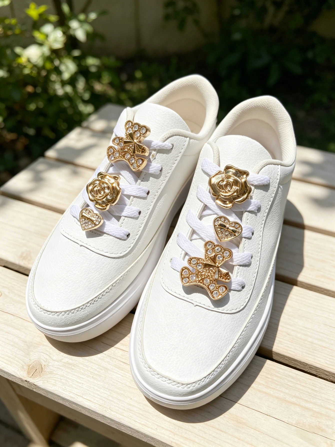 6-piece shoe decoration DIY casual shoe decoration - An interesting and multi-functional way to personalize your footwear