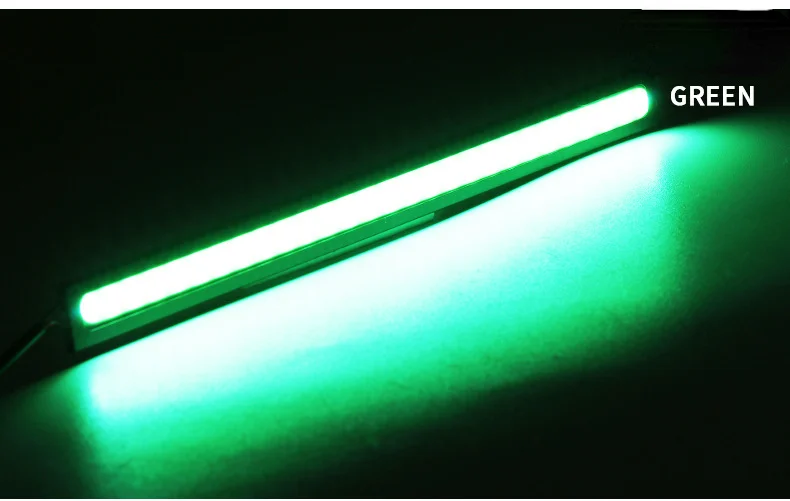 10PCS 17CM LED DRL Wasserdichte Fahren Tagfahrlicht Streifen 12V COB LED Auto Aluminium Streifen Lichter – Detail 5