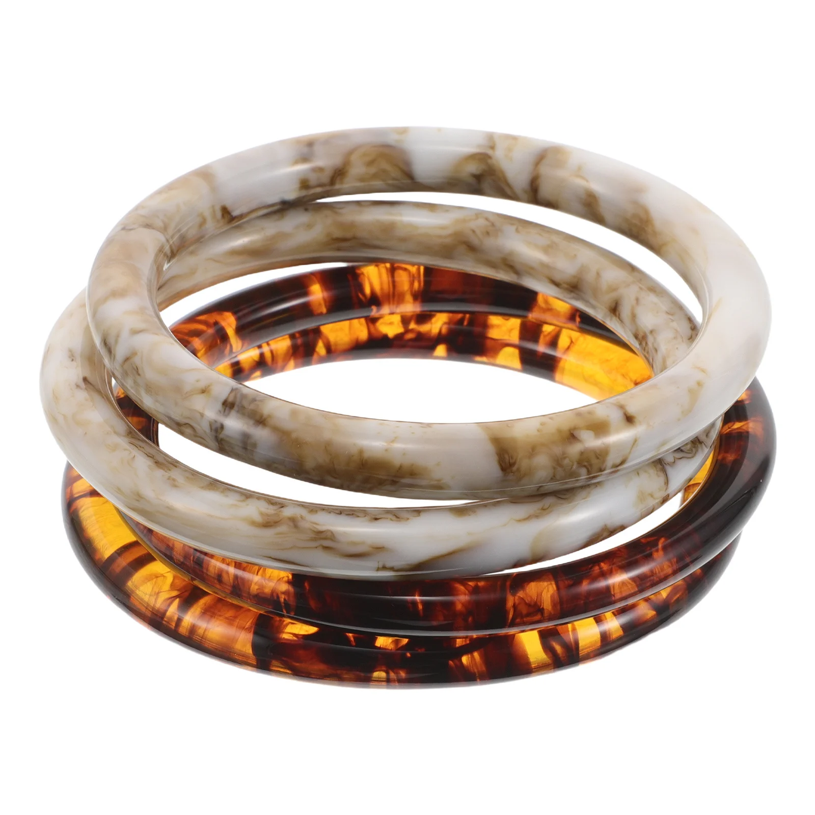 

4Pcs Shape Purse Handles Bag Making Hardware for Crochet Handmade Bags Summer Beach Tote Replacement Handbag Grip