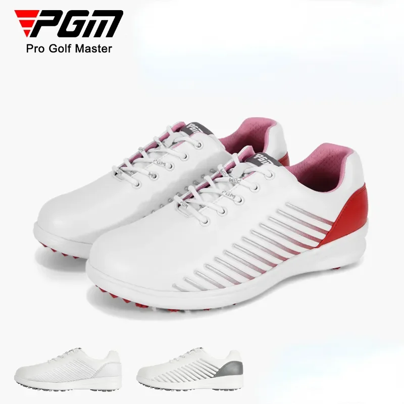 

PGM Golf Shoes Womens Waterproof Microfiber Anti-slip Golf Shoes Breathable Sports Sneakers Ultra-light Leisure Trainers XZ156