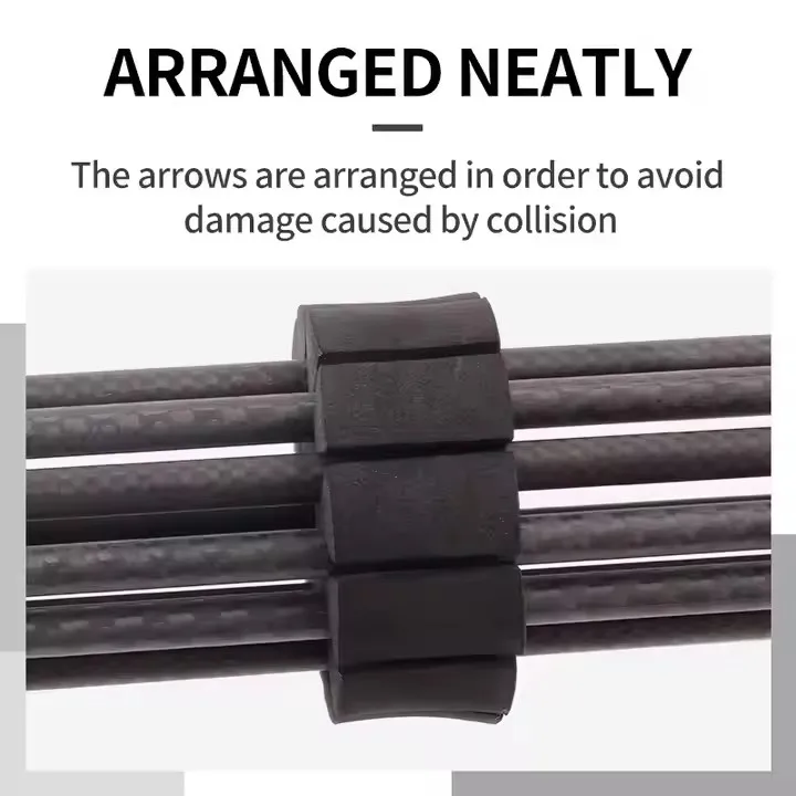 2pcs 양궁 화살표 홀더 12 화살표 분리기 용 EVA 폼 라운드 랙 Quiver-Protect Spliter Shelf Tool Bow Arrow-Accessorie