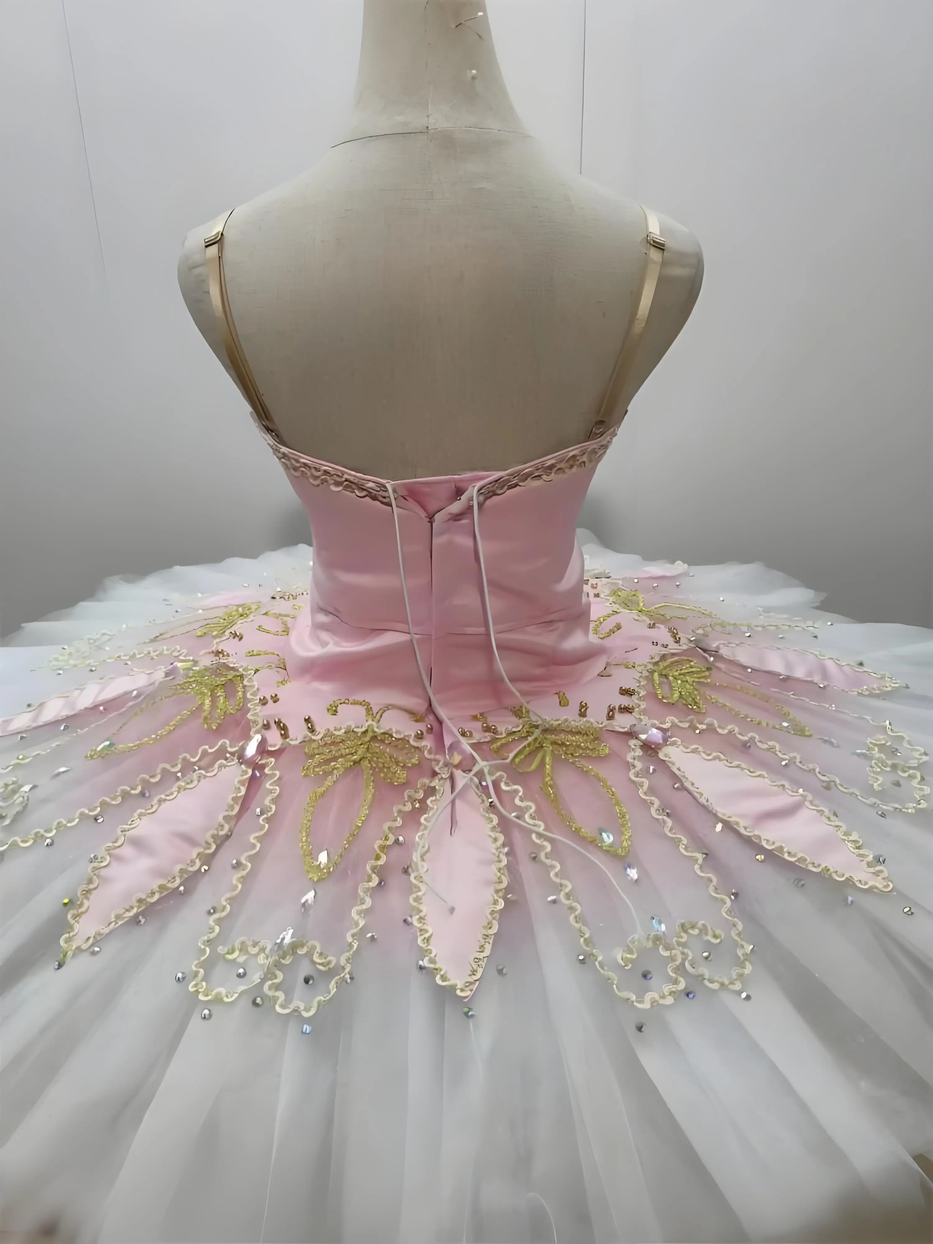 زي فطيرة توتو للبالغين، ملابس باليه احترافية للنساء، فستان أداء المسرح