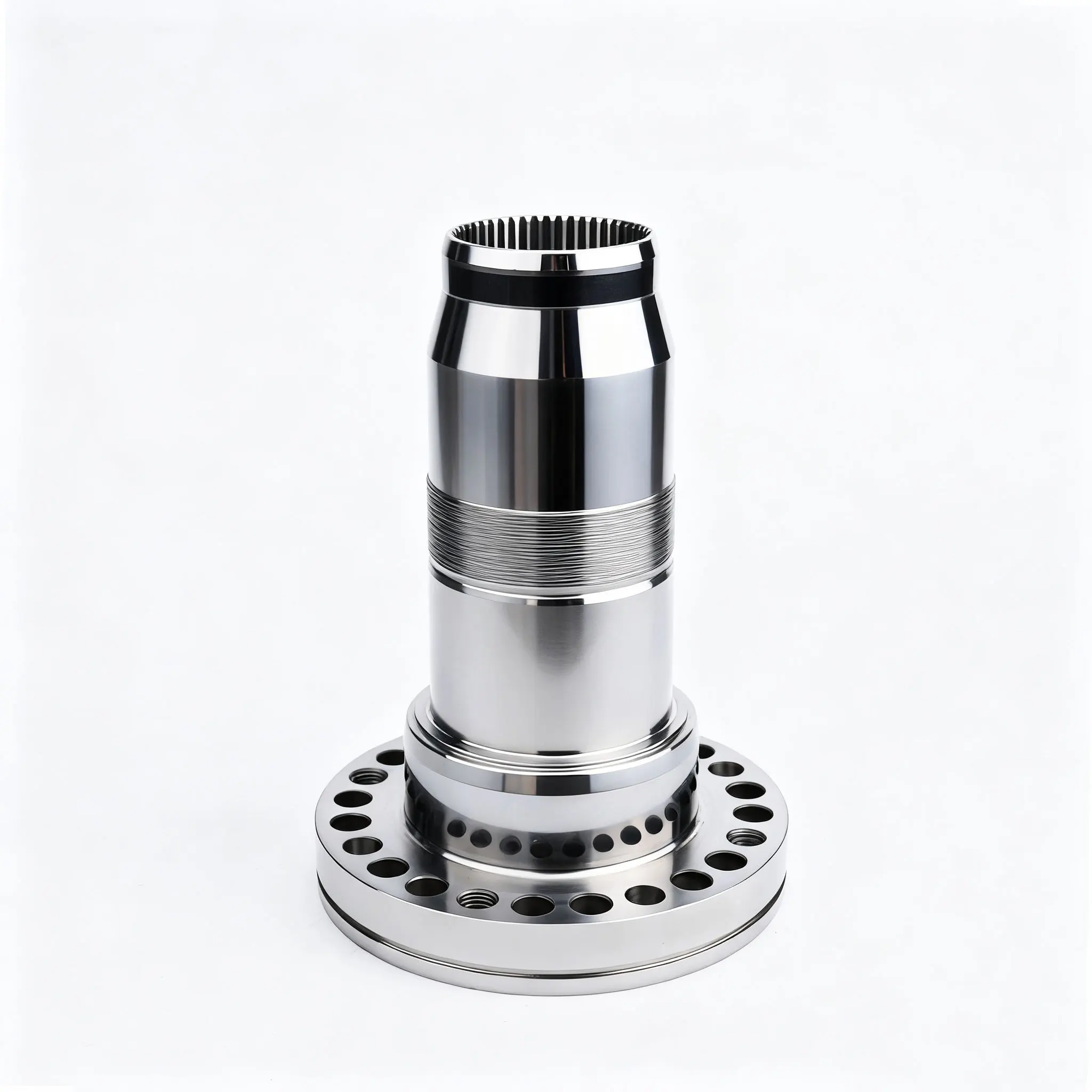 ANDRITZ Centrifuge Spline Gear Drive Shaft High Torque Flange Mounted SUS316L Stainless Steel Precision 0.005mm Tolerance