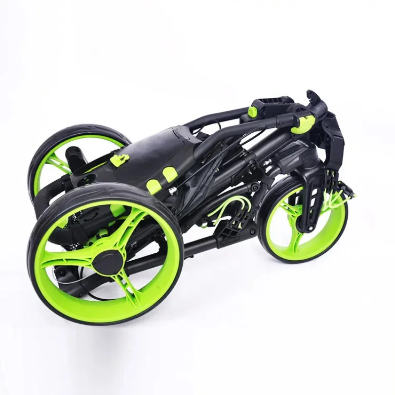 

Factory Hot Selling High Quality 3 Wheel Junior Golf Trolley with 360 Degree Swivel Front Wheel