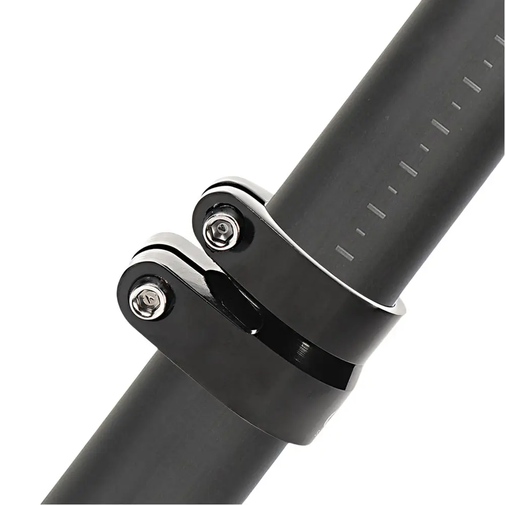 Aluminum Alloy Bicycle Seatpost Clamp Seat Tube Lock Up Quick Release Seat Tube Clamp 31.8/34.9mm Fastener Bike Seat Tube Clip