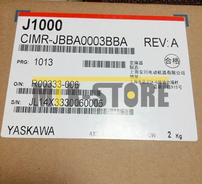 1pcs New YASKAWA Inverter CIMR-JBBA0003BBA