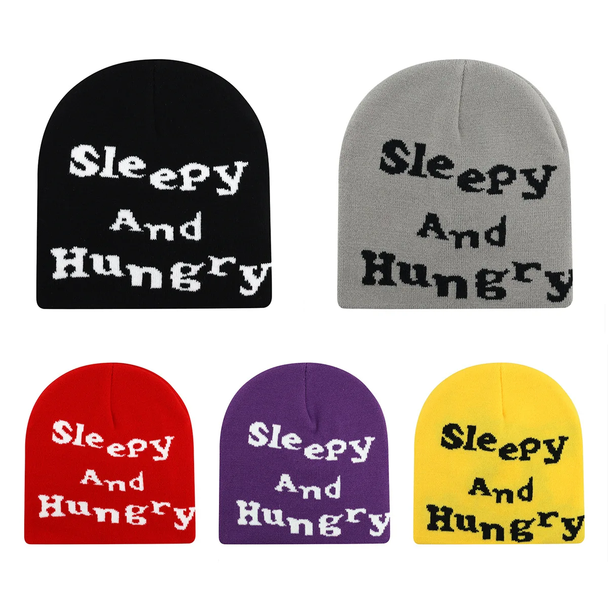 جديد Autumu الشتاء الدفء متماسكة قبعة النساء الرجال التزلج بيني في الهواء الطلق الباردة قبعة الدراجات Skullcap موضة رسالة Y2K الهيب هوب قبعة