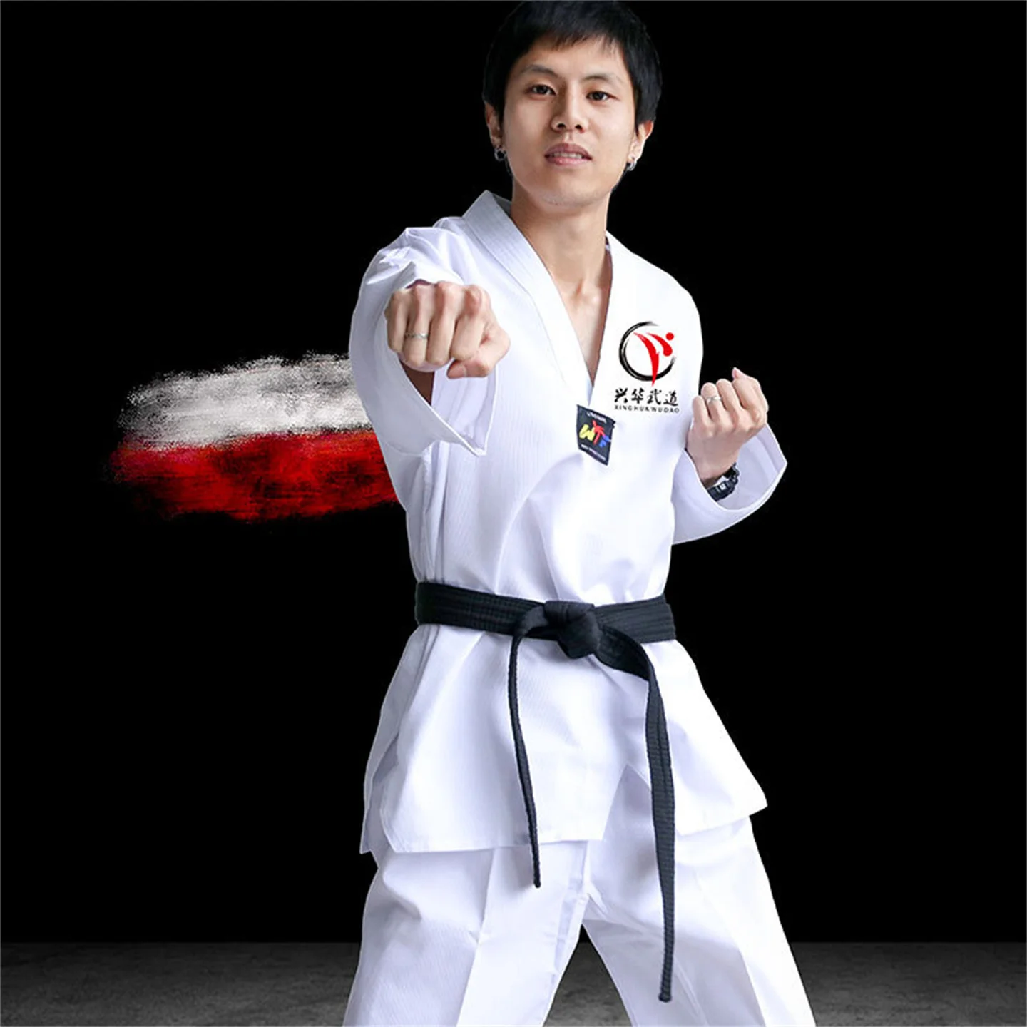 Taekwondo Uniform Adult And Kids Taekwondo Dobok For Men Women Long Sleeve TKD Shirt & Pants Gymnasium Training Suit