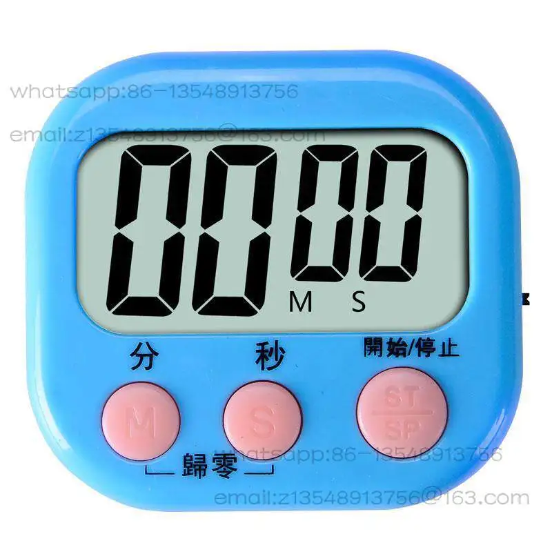 Timer Kitchen Timer Laboratory Electronic Alarm Clock Stopwatch Large Screen Positive Countdown Timer Reminder