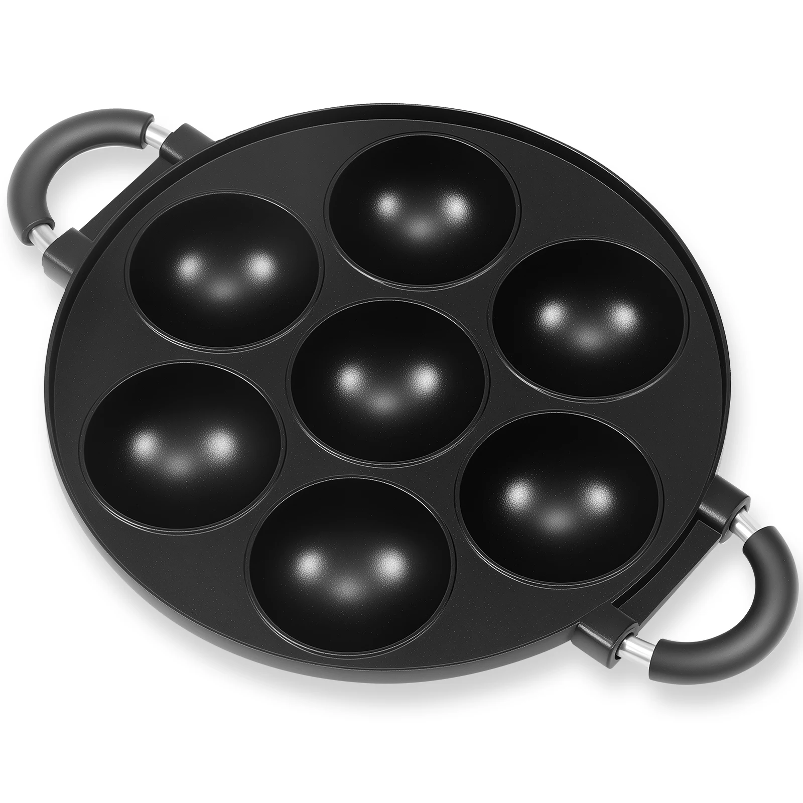 

16/7 Holes Takoyaki Pan Aluminum Alloy Takoyaki Maker Plate Non-stick Coating Pancake Ball Maker Home Kitchen Baking Utensils