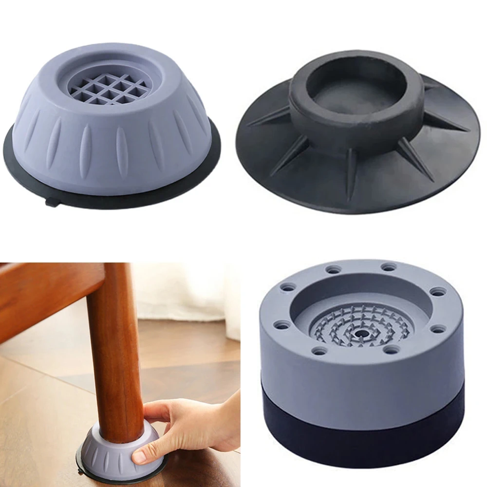

1-4Pcs Anti Vibration Feet Pads Rubber Mat Slipstop Silent Washing Machine Refrigerator Support Dampers Stand Furniture