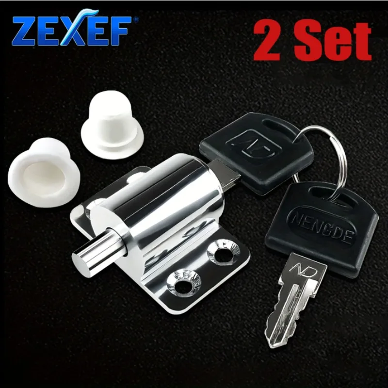 

ZEXEF 2 Keys Baby Safety Window Locks Child Proof Sliding Door Security Lock with Anti Theft Home Protection Catches Set