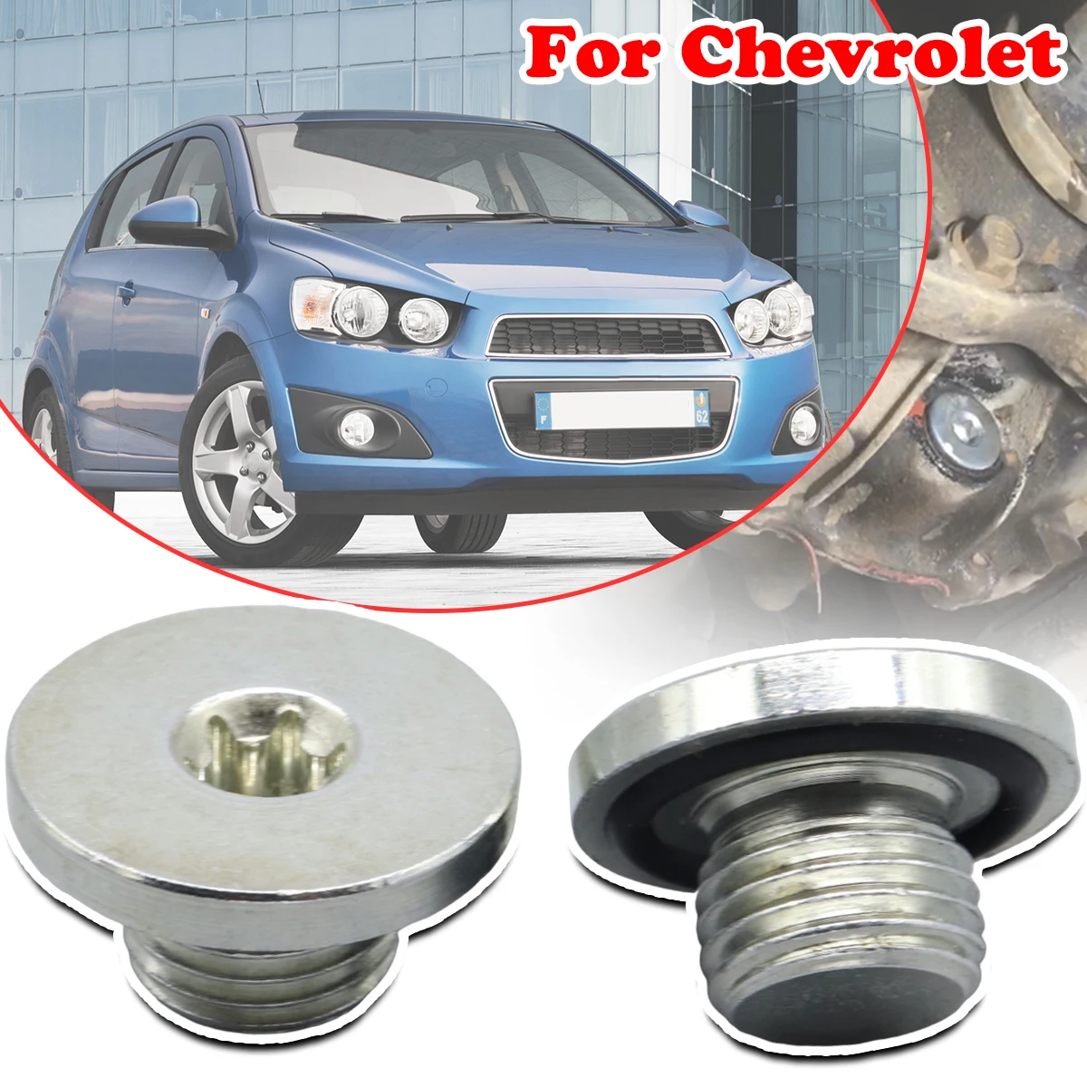 2pcs M14X1.5 Engine Sump Plug Oil Drain Bolt Screw 96023264 90502556 For Chevrolet Aveo Kalos Zafira ASTRA VIVA NUBIRA SALOON