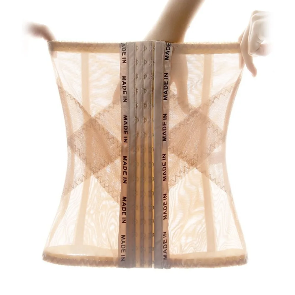 

Letter Tummy Control Shapewear 13 Row Buckles Postpartum Training Sweat Belt Belly Contracting Adjustabl Girdle Body Shaper