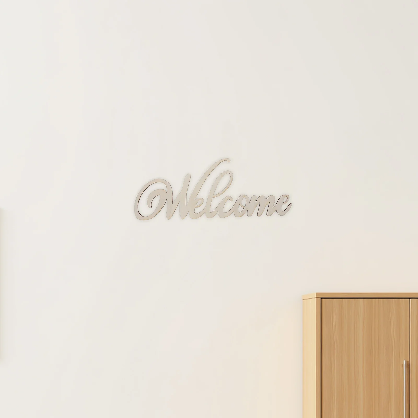 

20Pcs Hollow Wooden Welcome Signs Decorative Door Ornaments for Home Porch Hanging Plaques Shop Restaurant Entrance