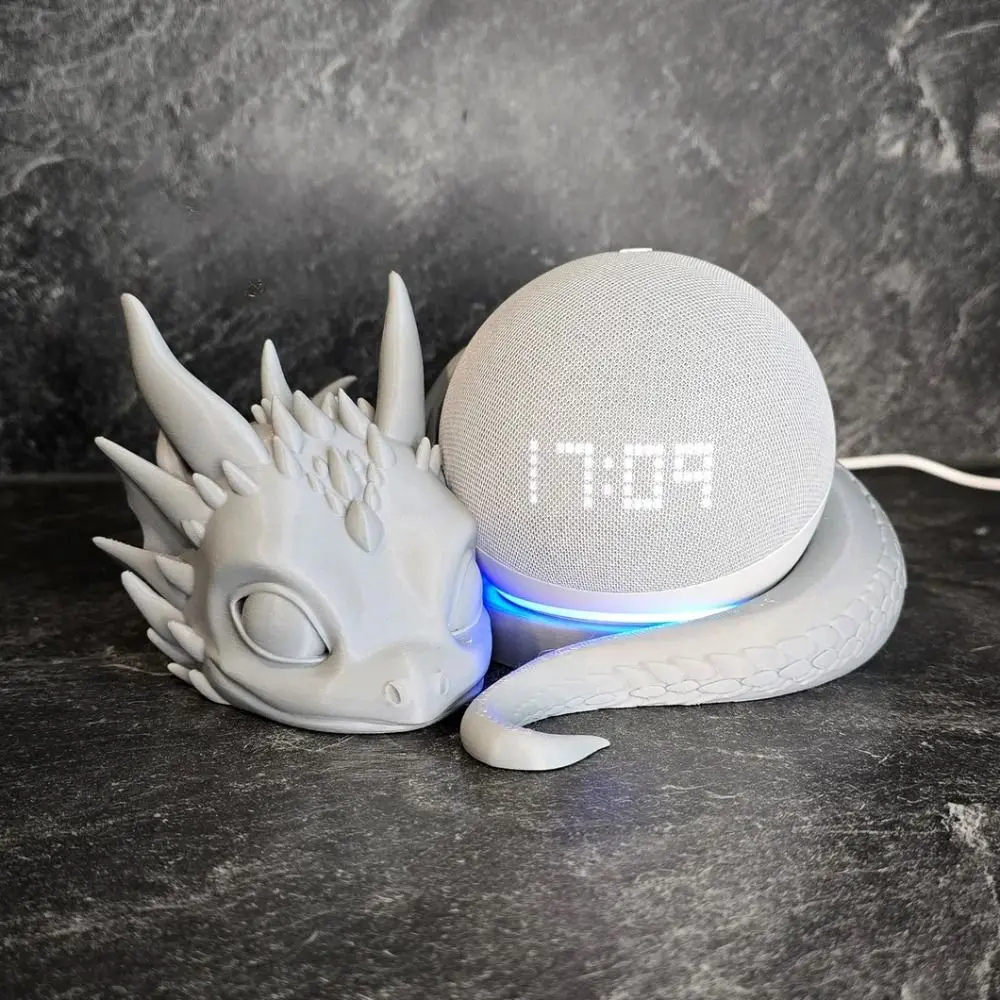 Supporto per altoparlante a forma di drago Staffa per altoparlante innovativa multifunzione Cornice dal design squisito Supporto stampato in 3D