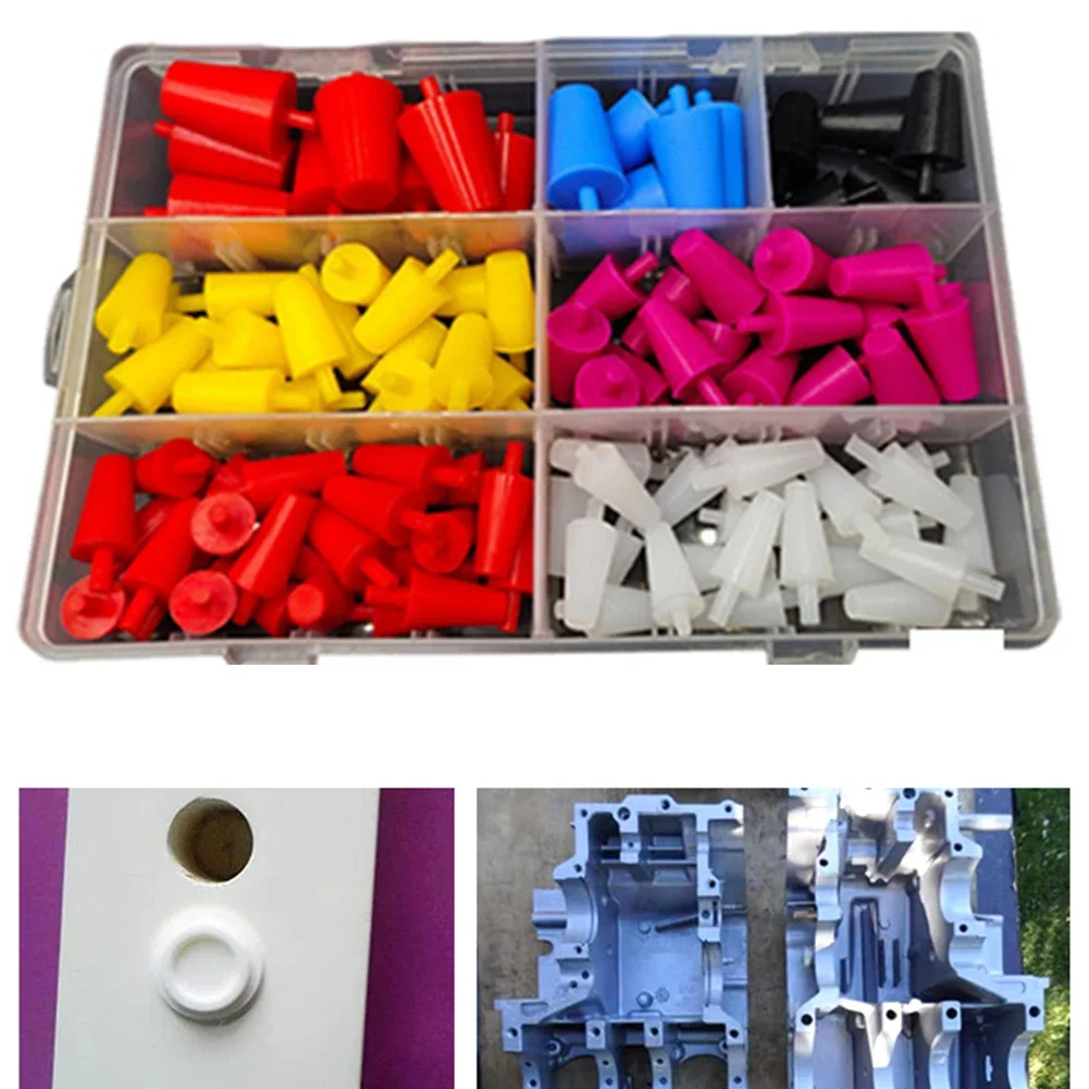 Assortment Kit Powder Coating Silicone Cone Plugs Easy Storage Electronics Repeated Use Different S Easy To Use