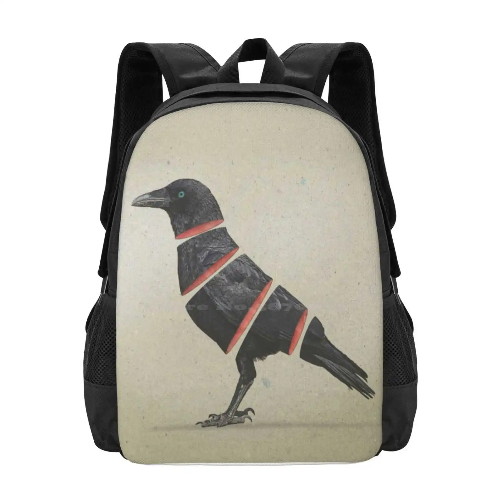 Raven Maker-Sac à Dos Unisexe Brcorporelle pour Étudiant, Orange Délavé, Corbeau, Noir de Jais, Pierres Noires, Nouvel Arrivage