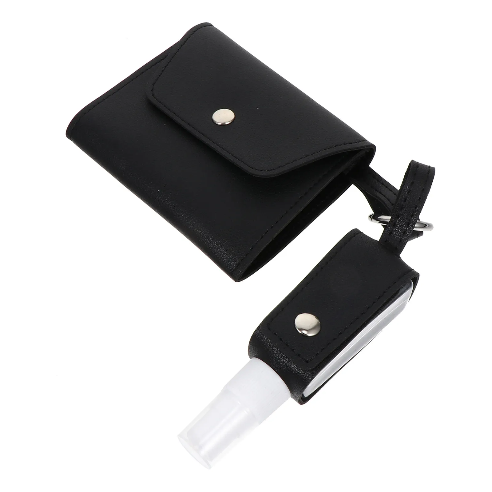 

1Pcs Key Chain Mask Holder Portable Bottle Cover Leakproof Empty Bottle Travel Holder for Hand