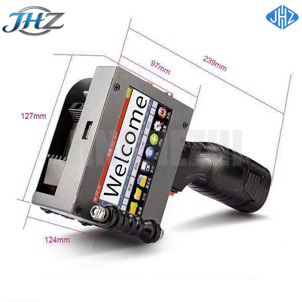 JHZ forHandheld 50mm Large Font Coding Machine Inkjet Printers Provided Automatic Label Print Color Inkjet Printers