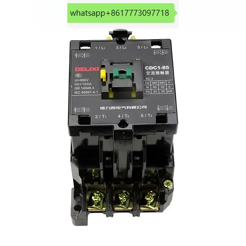 

Контактор переменного тока Delixi CJ46 B CDC1-45 65 85A 105A 170A 250A 220V380V
