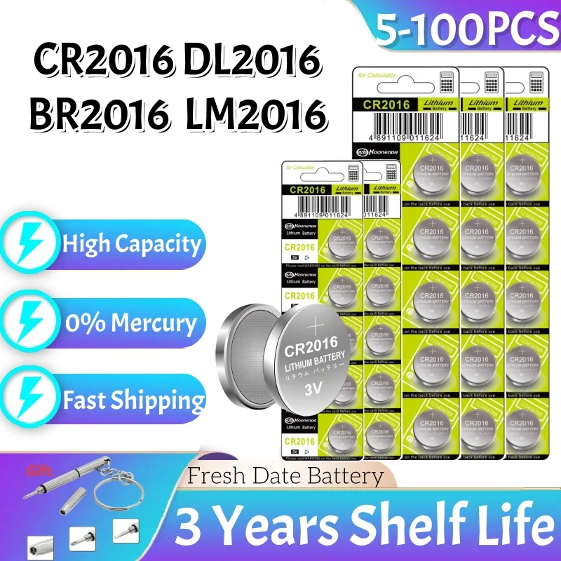 UKGF CR2016 3 В литиевая батарея CR 2016 DL2016 BR2016 KCR2016 LM2016 батарейки типа «таблетка» для часов для игрушек, пульт дистанционного управления UKGF CR2016 3 В литиевая батарея CR 2016 DL2016 BR2016 KCR2016 LM2016 батарейки типа «таблетка» для часов для игрушек, пульт дистанционного управления