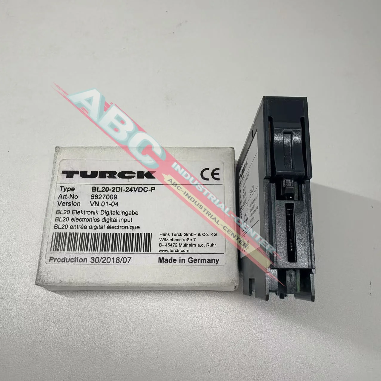 새로운 BL20-2DI-24VDC-P 6827009 박스형 PLC 모듈