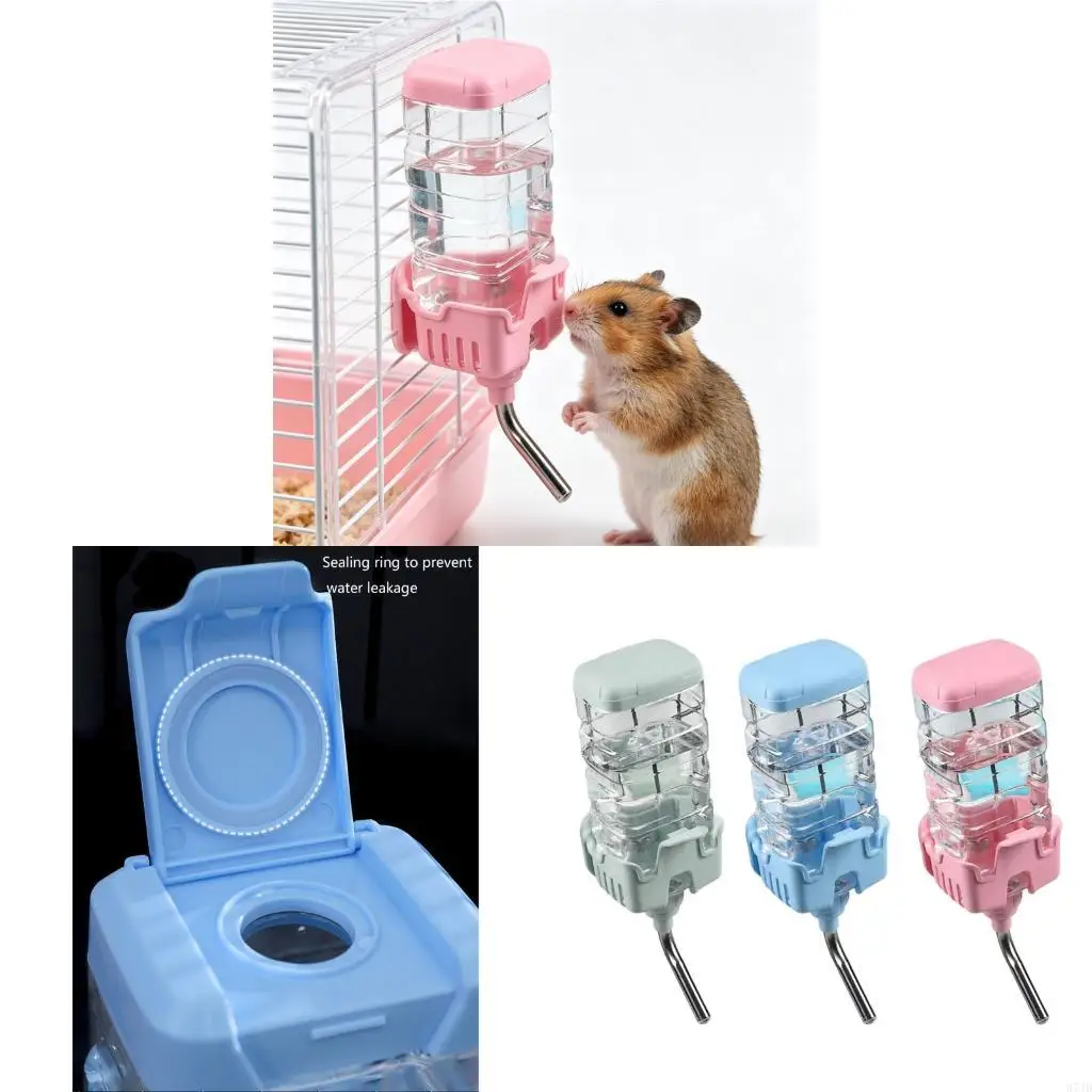 

Hanging Pet Drinking Fountain For Cages 1200Ml Capacity Animal Water Dispenser Easy to Clean 37JD