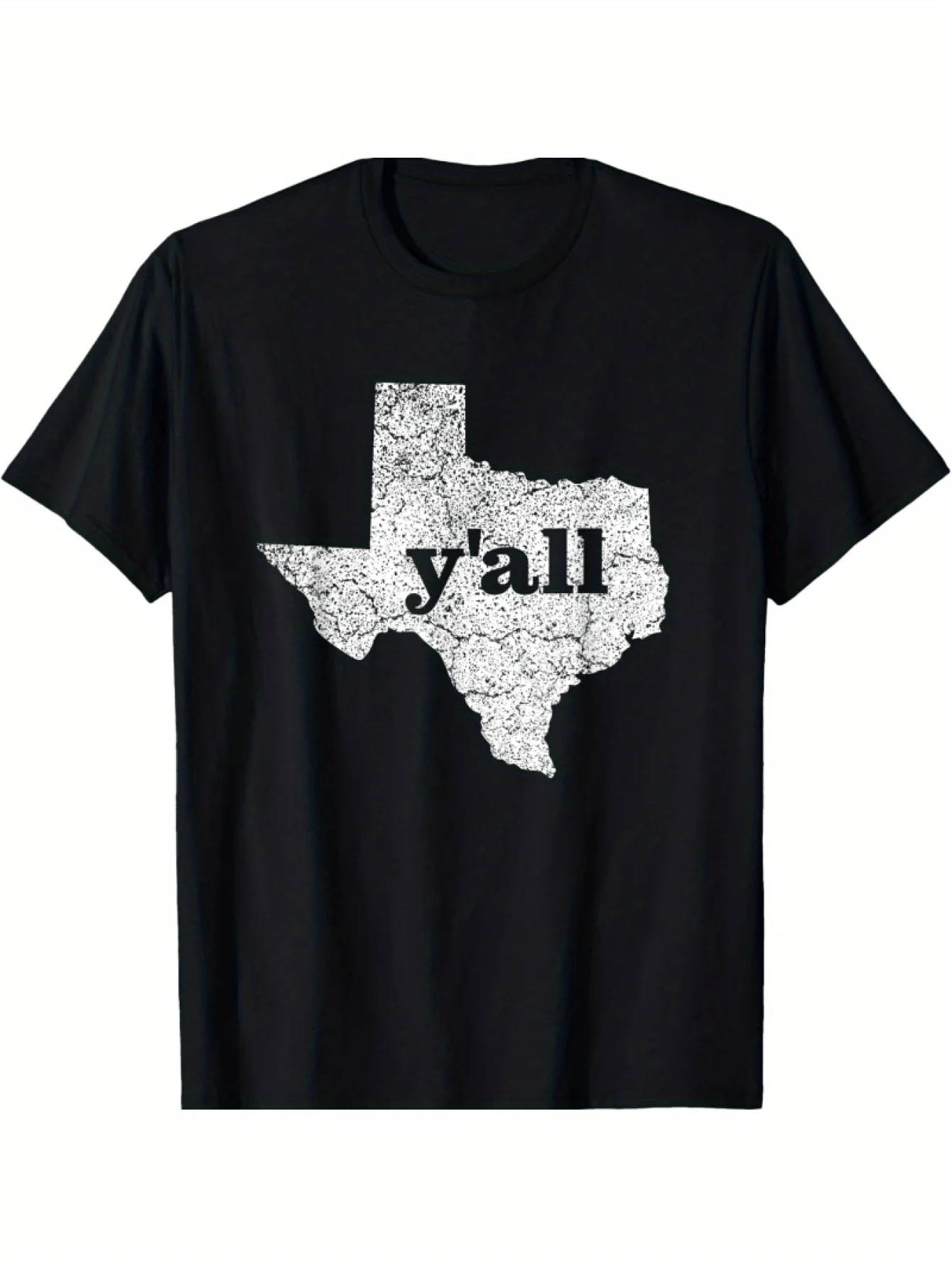 Texas T Shirt Women Men Yall Texas State Map Vintage Y'all T Shirt