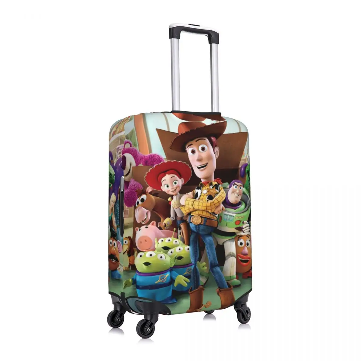 Custom Cartoon Toy Story Luggage Cover Protector Fashion Travel Suitcase Protective Cover for 18-32 Inch