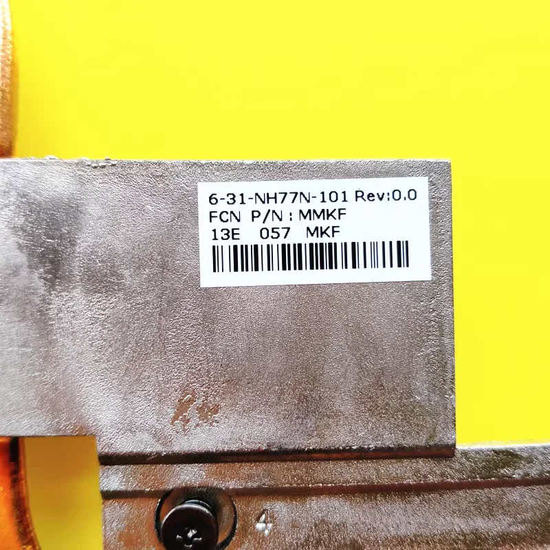 Original para CLEVO NH77DCQ NH77DDW disipador de calor del ventilador de refrigeración P/N: MMKF