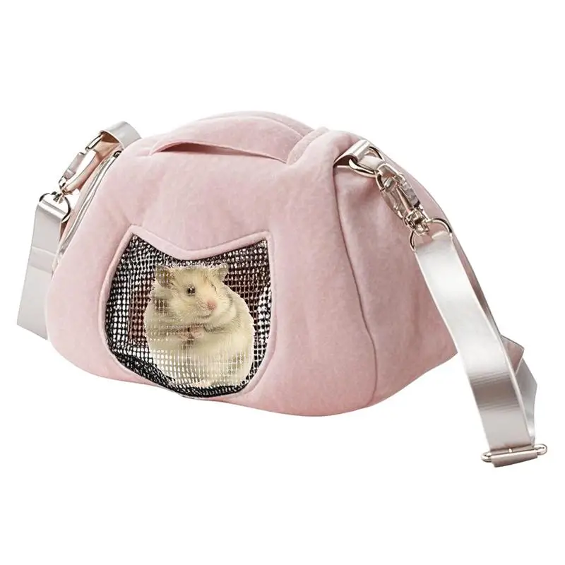 

Small Animal Carrier Travel Breathable Pet Carrier Bag Portable Breathable Lightweight Washable Pouch For Hamster Rabbits Bunny