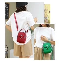 Women's Single Shoulder Bag Fashion Bag High Quality Durable Fabric Female Mini Handbag Phone Bag Zipper Cross-body Bag 2024 New