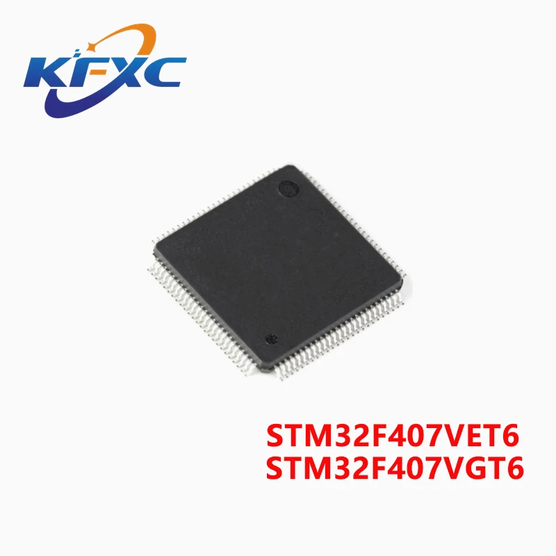 (1piece) 100% New STM32F407VET6 STM32F407VGT6 STM32F407 VET6 STM32F407 VGT6 QFP-100 Chipset