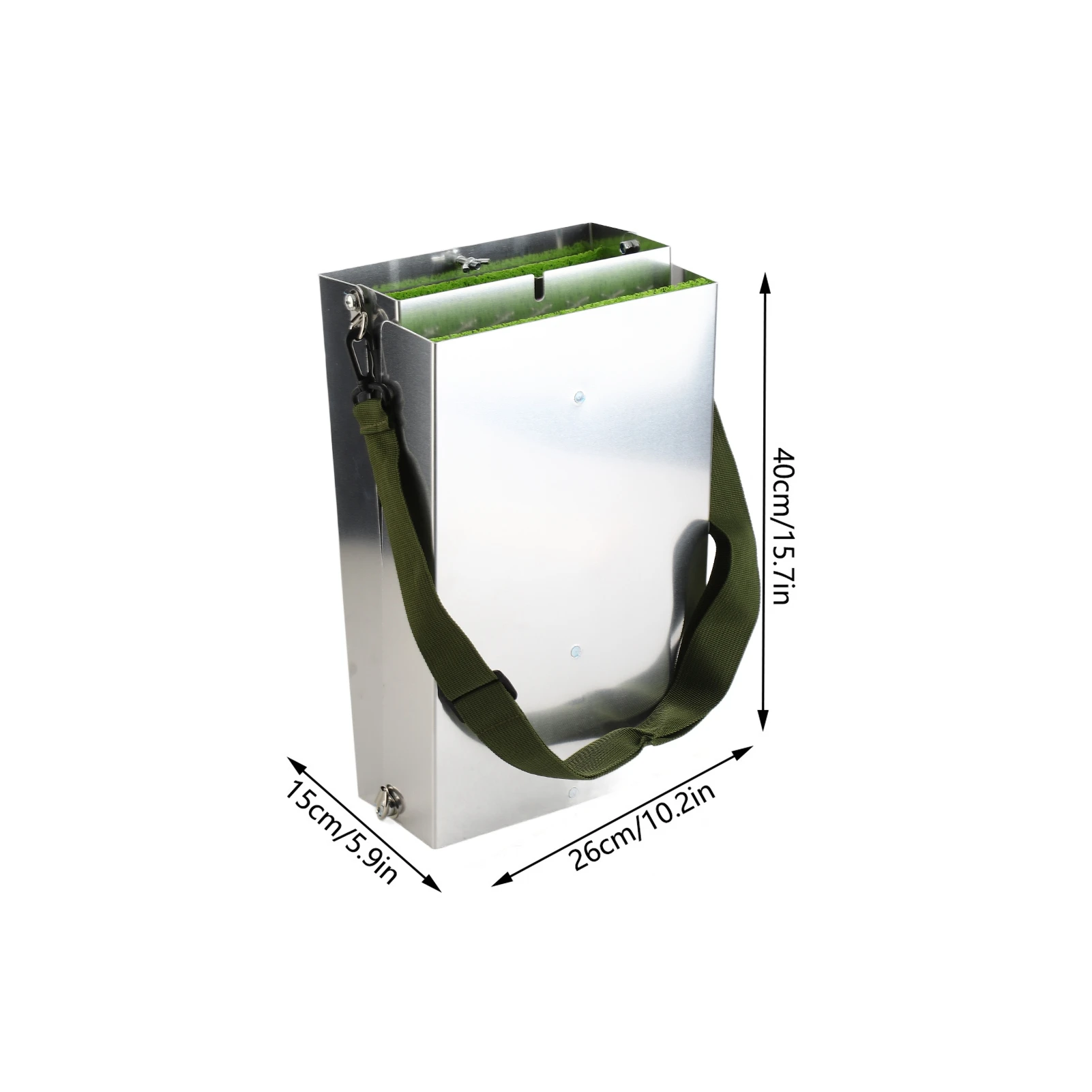 Gold Panning Tool Portable Sluice Box Foldable Design  Structure Lightweight Easy To Carry for Mining for Rivers Streams