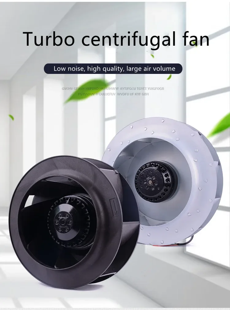 

For 220V Turbo Centrifugal Fan133/175/180/190/220/225/250/280FLW2 Industrial High Quality