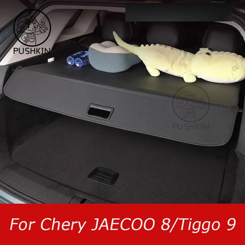 

For Chery Jaecoo 8 J8 J9 2024 2025Car Rear Trunk Curtain Cover Rear Rack Partition Shelter Canvas Storage Decoration Accessories