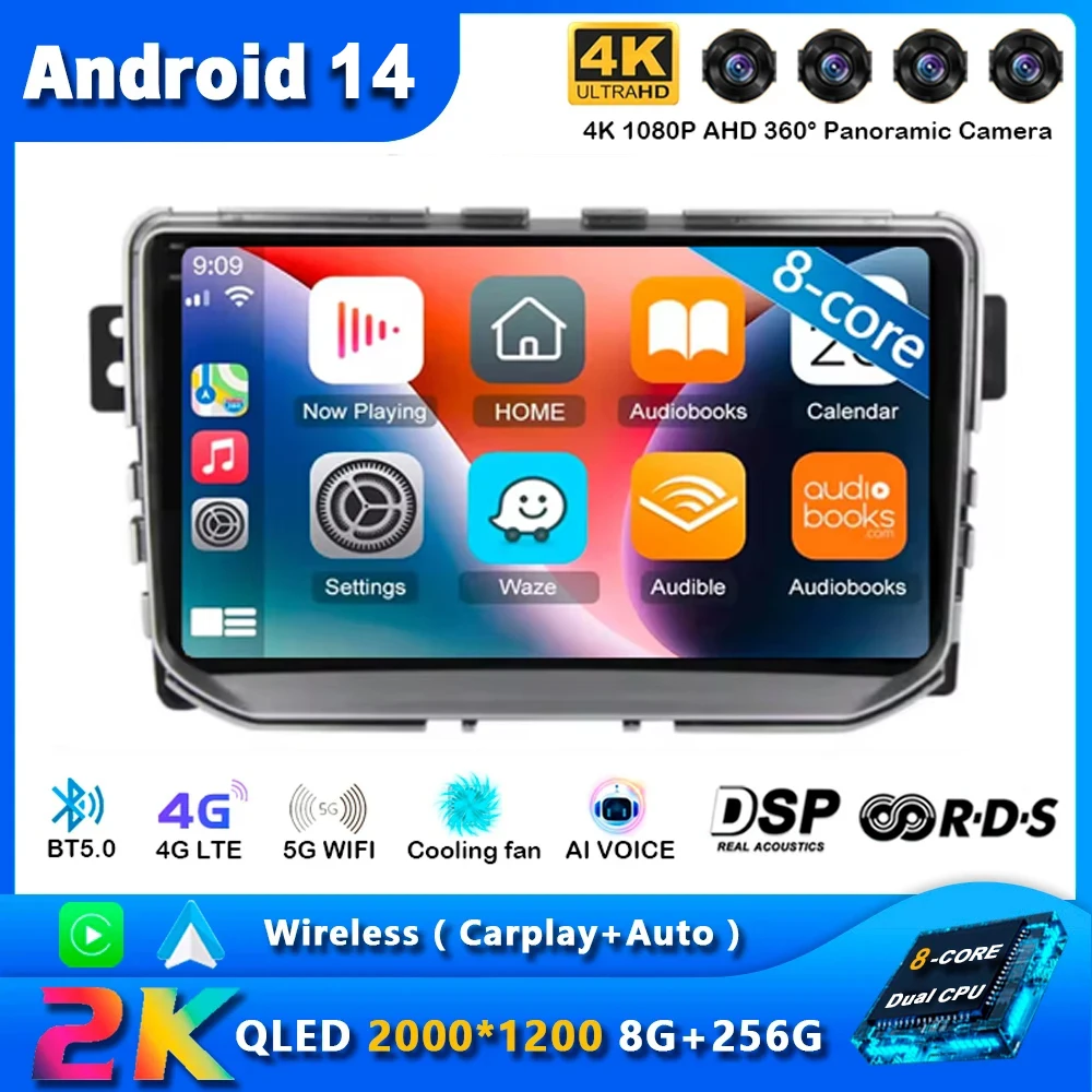 

Android 14 For Great Wall Haval H2 2014 - 2018 Car Radio Display Autoradio Multimedia BT Player Navigation GPS Audio 2Din