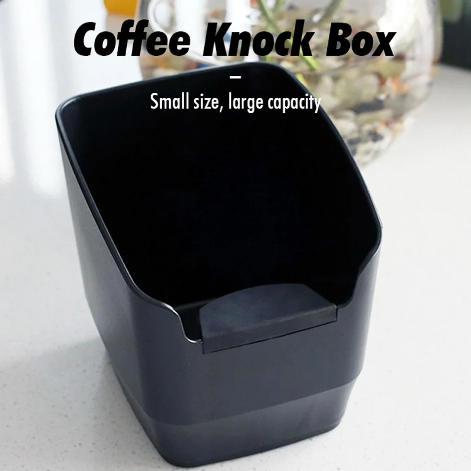 Coffee Knock Box Espresso Knock Box for Barista Coffee Grind  Shock-Absorbent Coffee Grind Dump Bin Coffeeware Coffee Knock Box