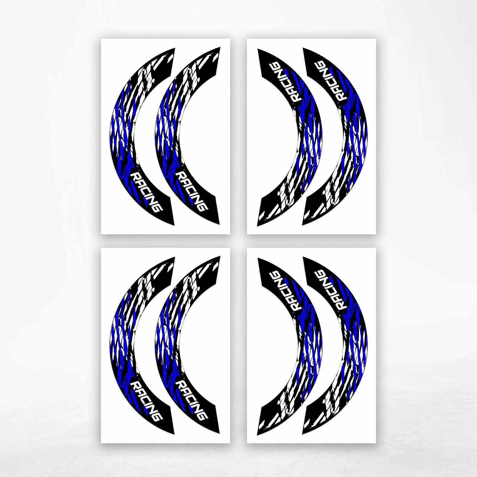 S07B Blue 2-Piece Rim Decals Wheel Stickers For VULCAN S 650 EN650 2015-2020