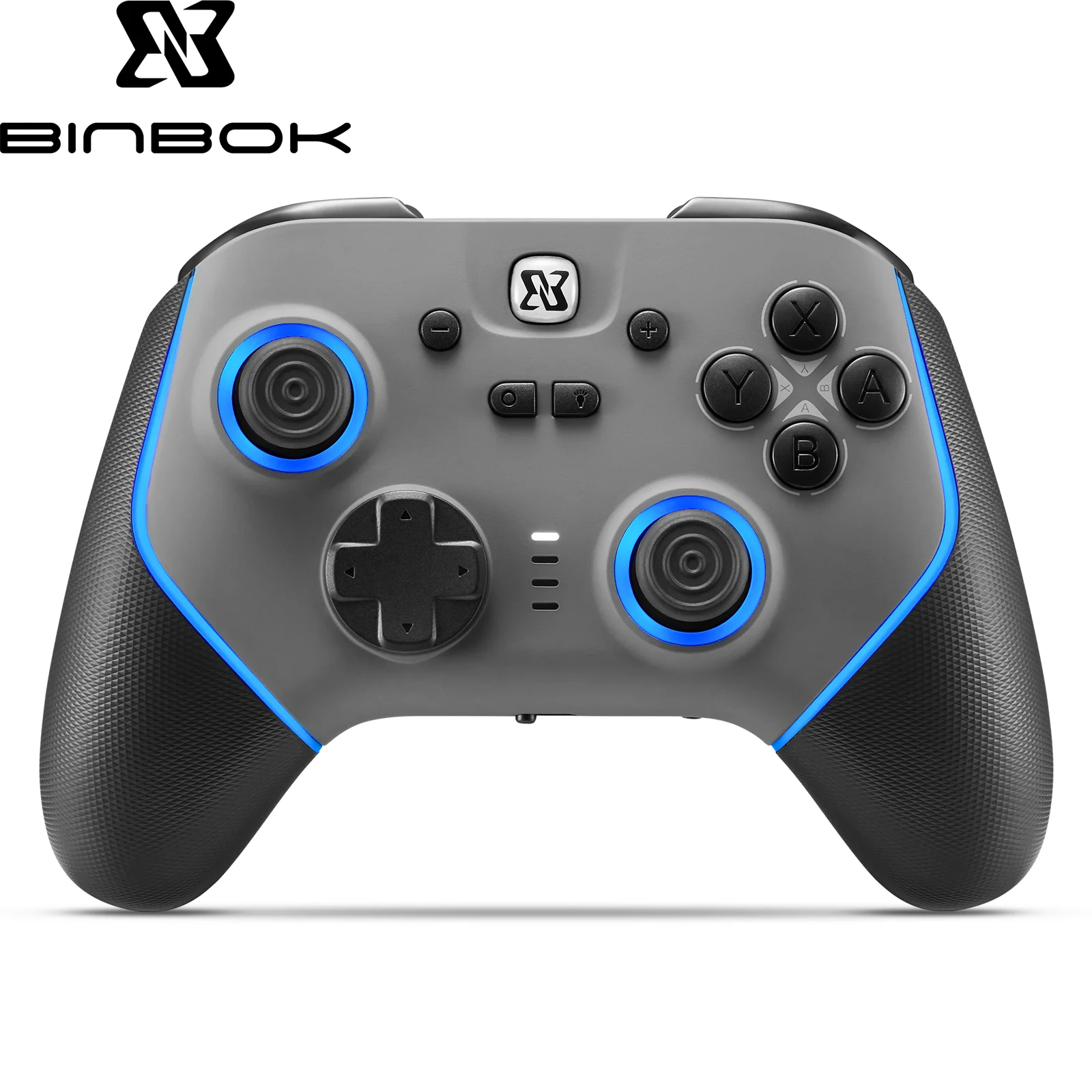 

BINBOK Ultra Pro controller for Nintendo Switch/OLED/PC/iOS/macOS with Hall Effect sensitive trigger Mechanical button gamepad