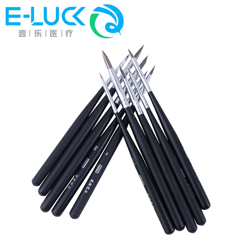 1Pc Dental Porcelain Brush Pen For Adhesive Composite Cement Porcelain Teeth Tools Dental Technician Tools 10 Models