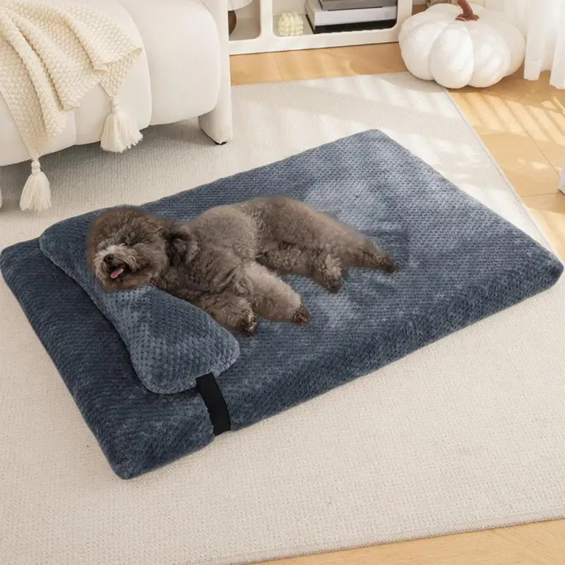 Dog Bed For Medium Dogs Sofa Bed Mat Orthopedic With Removable Pillow Nonskid Bottom Pet Couch Bed Couch Dog Pet Bed Dog Crate