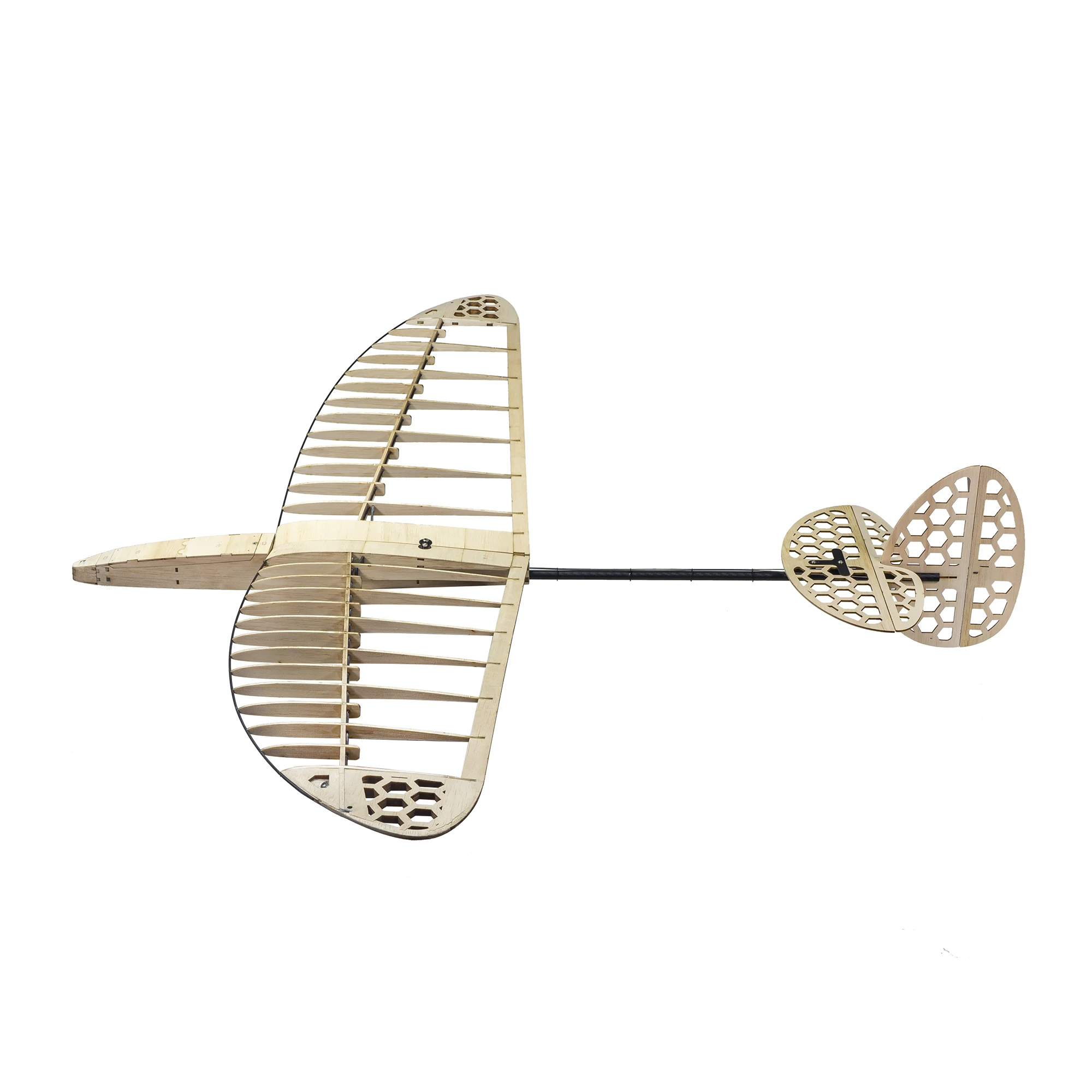 Discus Launch Glider Balsawood DLG Kit FD12 1200mm(47‘’)Wingspan Windrunner Kit Balsa Wood Model Building Kit